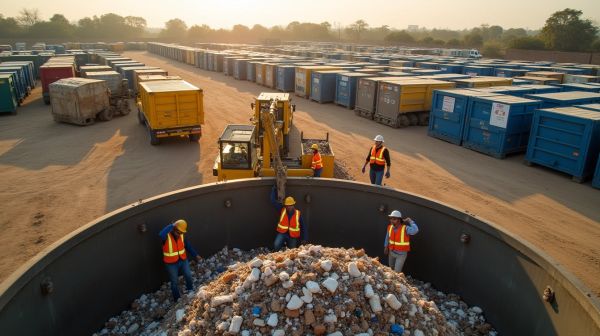 Évacuation efficace des déchets avec la location de bennes